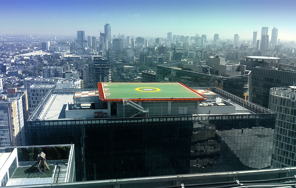 Impermeabilizaci&oacute;n helipuerto Telcel Plaza Carso